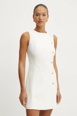 Šaty Marciano Guess BECKY béžová farba, mini, rovný strih, 5RGK09 7115A