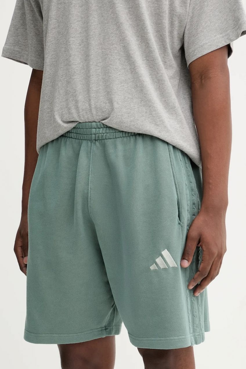 Bavlnené šortky adidas All SZN zelená farba, JN0606