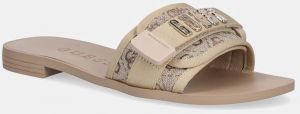 Šľapky Guess ELYZE4 dámske, béžová farba, FLJELY LEL19