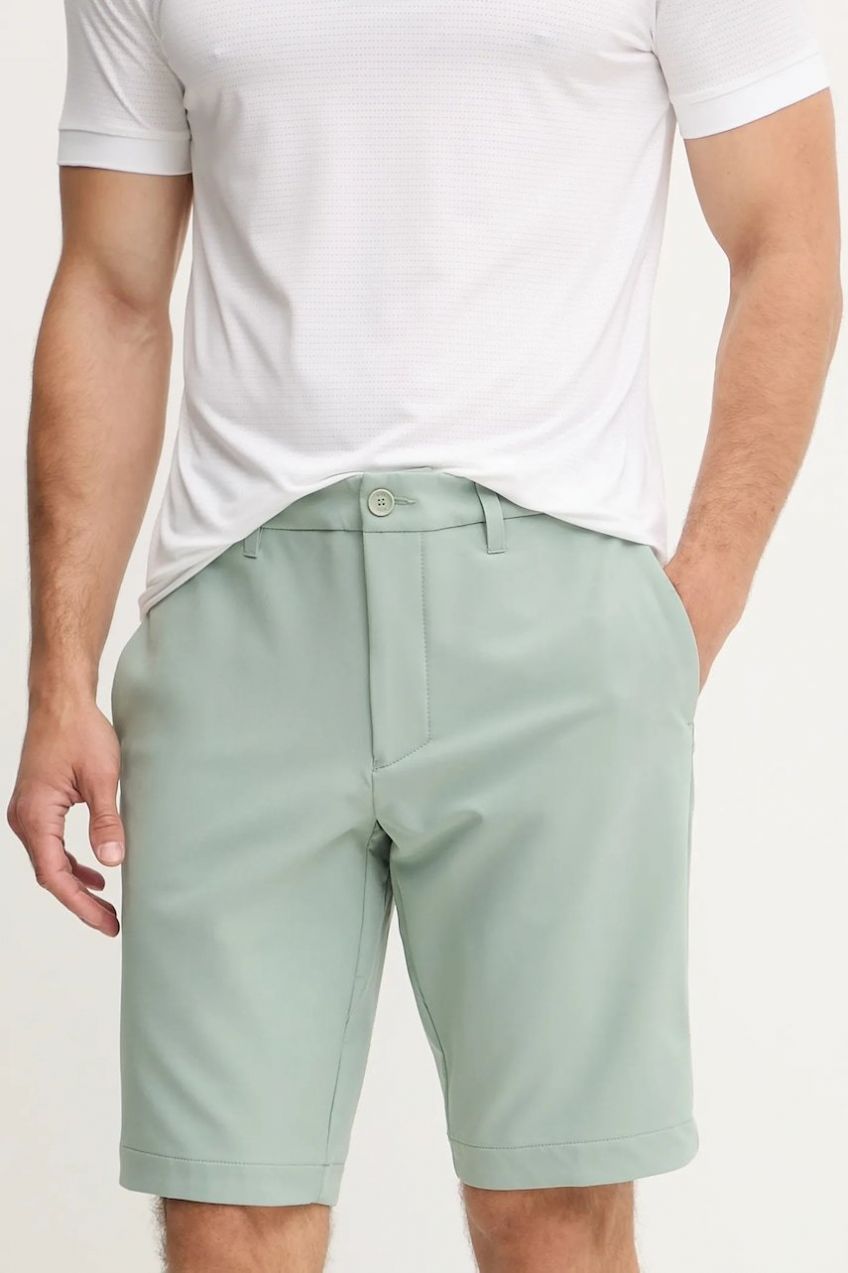Šortky BOSS Green zelená farba, 50540337