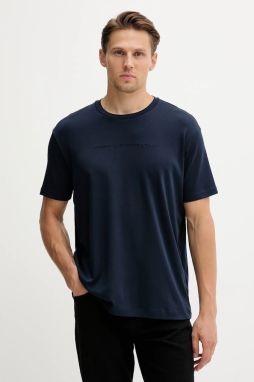 Bavlnené tričko Paul&Shark Knitwear pánske, tmavomodrá farba, jednofarebné, 15311636