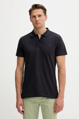 Bavlnené polo tričko Trussardi tmavomodrá farba, jednofarebné, G5018000026N