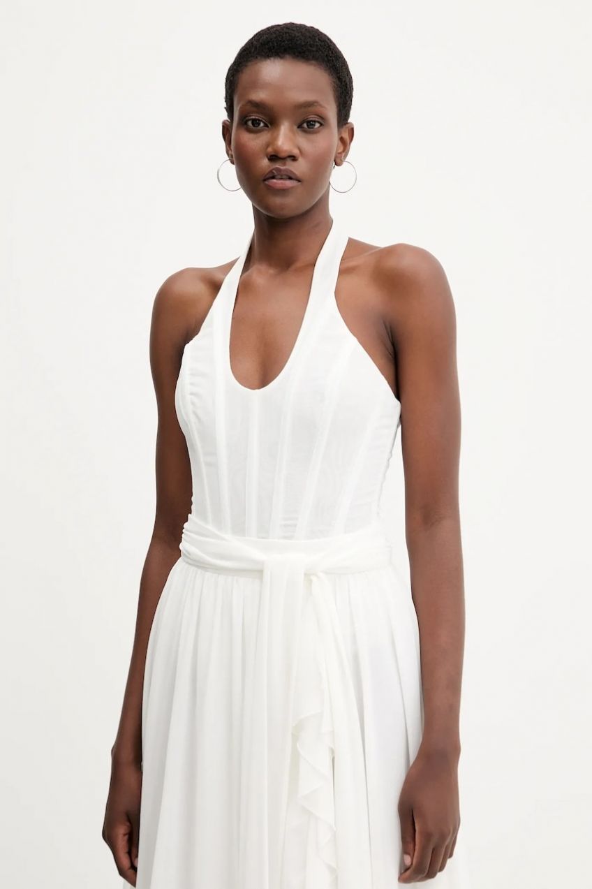 Body Bardot biela farba, jednofarebné, 60030TB
