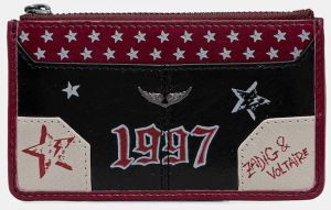 Kožená peňaženka ZADIG&VOLTAIRE čierna farba, LWSG03676
