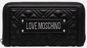 Peňaženka Love Moschino dámska, čierna farba, JC5600PP1NLA000B