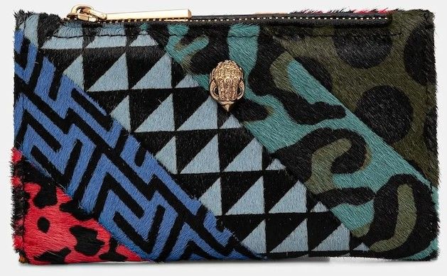 Kožená peňaženka Kurt Geiger London KENSINGTON modrá farba, 4704169189