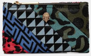 Kožená peňaženka Kurt Geiger London KENSINGTON modrá farba, 4704169189