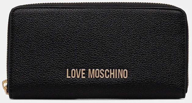 Peňaženka Love Moschino dámska, čierna farba, JC5700PP1NLD0000