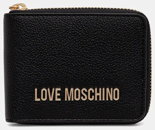 Peňaženka Love Moschino dámska, čierna farba, JC5639PP1NLD0000