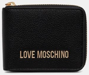 Peňaženka Love Moschino dámska, čierna farba, JC5639PP1NLD0000