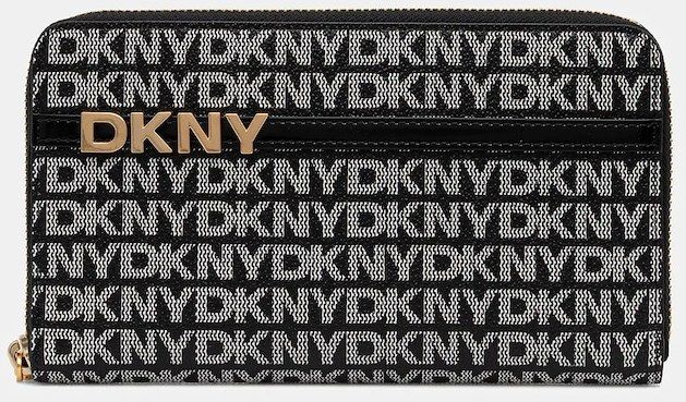 Peňaženka Dkny dámska, čierna farba, R5215M28