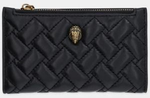 Kožená peňaženka Kurt Geiger London KENSINGTON čierna farba, 4703900109