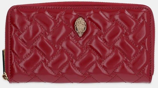 Kožená peňaženka Kurt Geiger London KENSINGTON bordová farba, 647050319