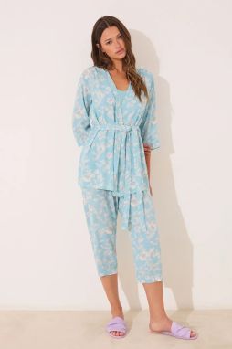 Pyžamo women'secret dámske, tyrkysová farba, 3592395