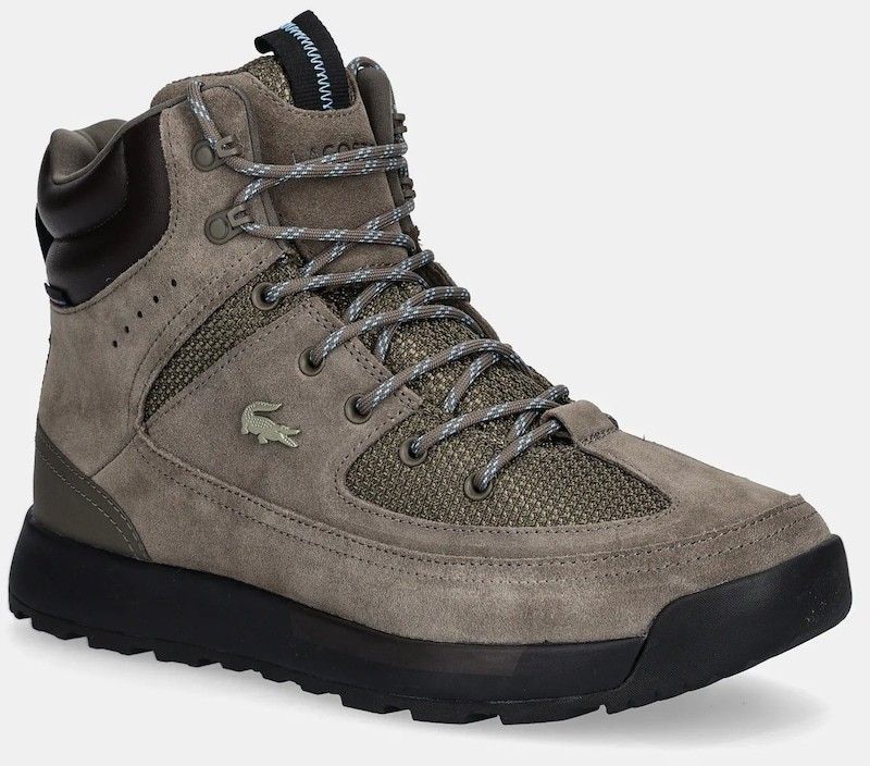 Členkové topánky Lacoste Urban Breaker Sneakers hnedá farba, 50CMA0033