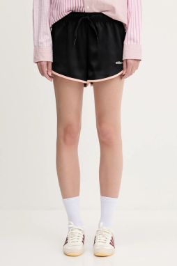 Šortky adidas Originals Sprinter Shorts čierna farba, s nášivkou, vysoký pás, JP1815