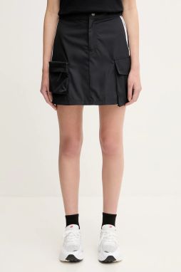 Sukňa adidas Originals Cargo Miniskirt čierna farba, mini, áčkový strih, JJ3087