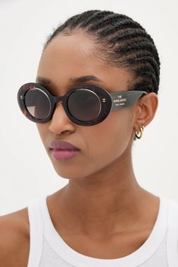Okuliare Marc Jacobs dámske, hnedá farba, MARC 799/S