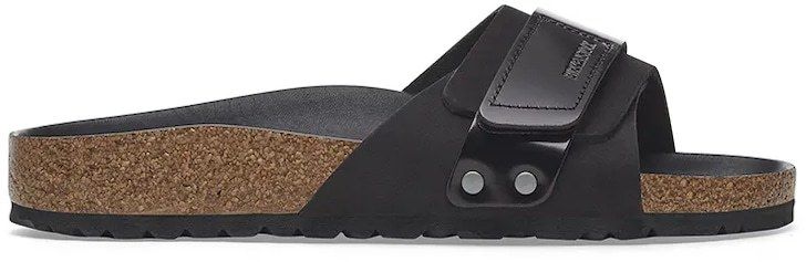 Nubukové šľapky Birkenstock Oita dámske, čierna farba, 1029313