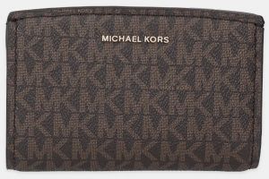 Peňaženka MICHAEL Michael Kors BRYANT dámska, hnedá farba, 32S5GYTZ2B