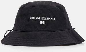 Klobúk Armani Exchange čierna farba, XM001515 AF15605