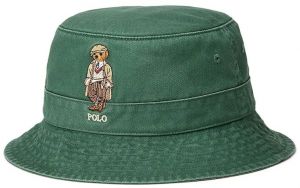 Bavlnený klobúk Polo Ralph Lauren zelená farba, 710979193