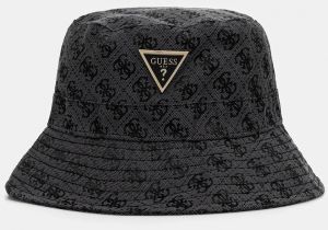Klobúk Guess NOELLE šedá farba, AW5371 POL01