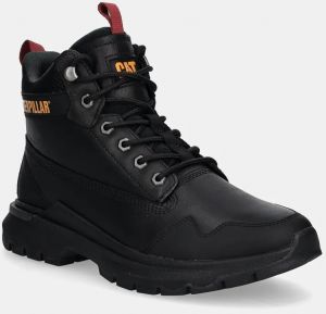 Kožená obuv Caterpillar COLORADO SNEAKER WP pánske, čierna farba, P725946