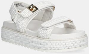 Sandále Steve Madden Bigmona dámske, biela farba, na platforme, SM11003034