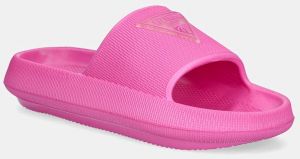 Šľapky Guess RUBBER SLIPPERS dámske, ružová farba, E4GZ27 WG5X0