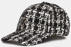 Šiltovka Guess GIULLY čierna farba, AW5369 POL01