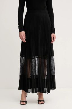 Sukňa Twinset čierna farba, maxi, áčkový strih, 252TP2642