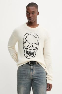 Vlnený sveter ZADIG&VOLTAIRE béžová farba, KMSW01792