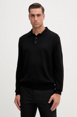 Sveter Armani Exchange čierna farba, ľahký, XM001915 AF14008