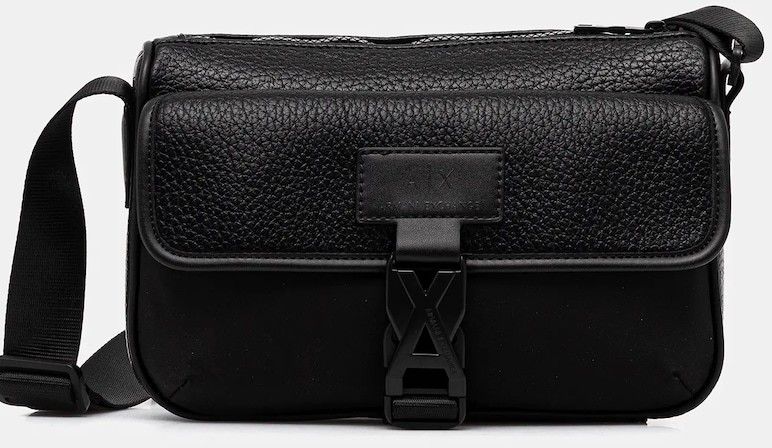 Malá taška Armani Exchange čierna farba, XM001641 AF17207