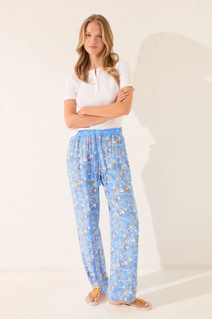 Pyžamo women'secret dámske, modrá farba, 3702230