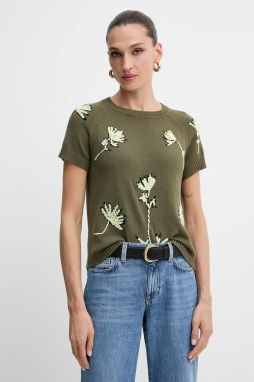 Sveter MAX&Co. zelená farba, ľahký, 2526366011200