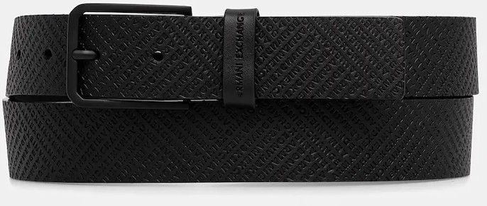 Kožený opasok Armani Exchange čierna farba, XM001738 AF17985