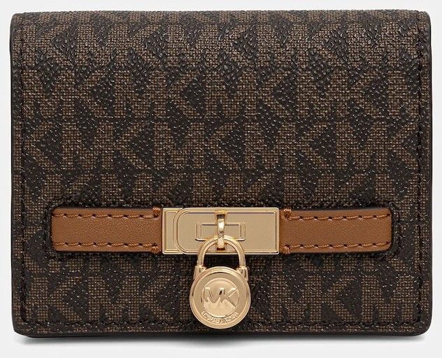 Peňaženka MICHAEL Michael Kors dámska, hnedá farba, 32F5GNXD1B