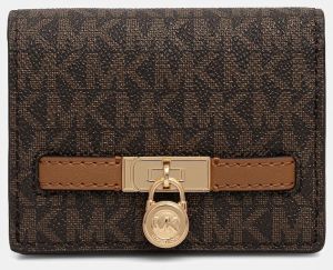 Peňaženka MICHAEL Michael Kors dámska, hnedá farba, 32F5GNXD1B