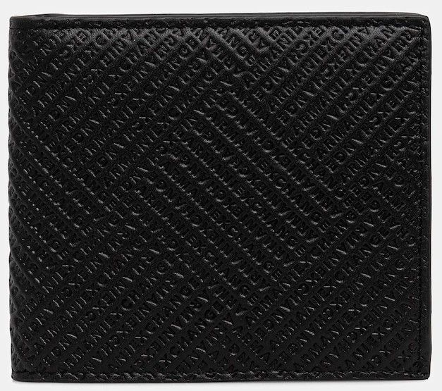 Kožená peňaženka Armani Exchange čierna farba, XM000167 AF19502