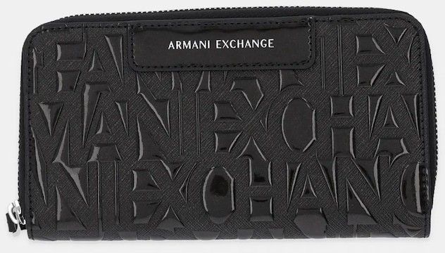 Peňaženka Armani Exchange dámska, čierna farba, XW001606 AF17290