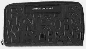 Peňaženka Armani Exchange dámska, čierna farba, XW001606 AF17290