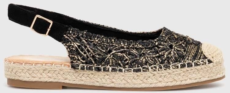 Espadrilky Answear.LAB čierna farba