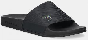 Šľapky PS Paul Smith Zed pánske, čierna farba, M2S-ZED01-PRUB