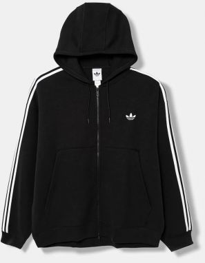 Mikina adidas Originals Spacer Hoodie čierna farba, s kapucňou, s nášivkou, JX1507