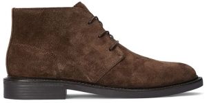 Semišové topánky Polo Ralph Lauren Asher Chukka pánske, hnedá farba, 803945849002