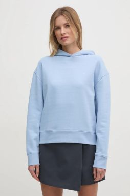 Bavlnená mikina Calvin Klein dámska, s kapucňou, s nášivkou, K20K208126