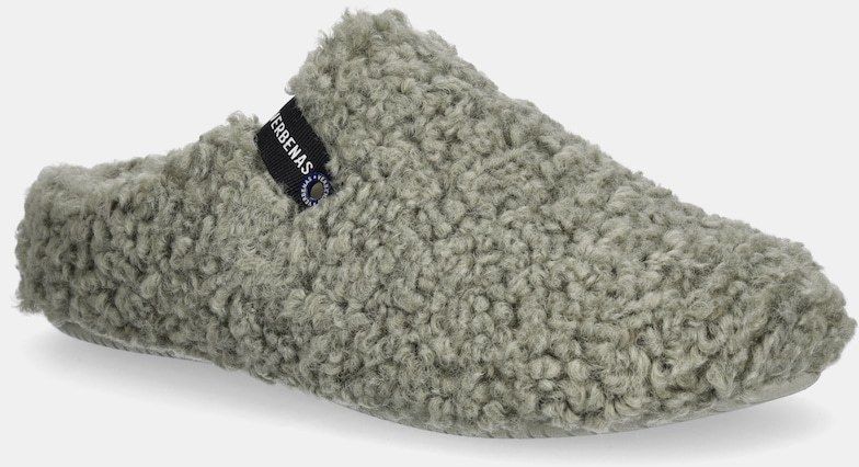 Papuče Verbenas YORK CURLY zelená farba, 5860500660