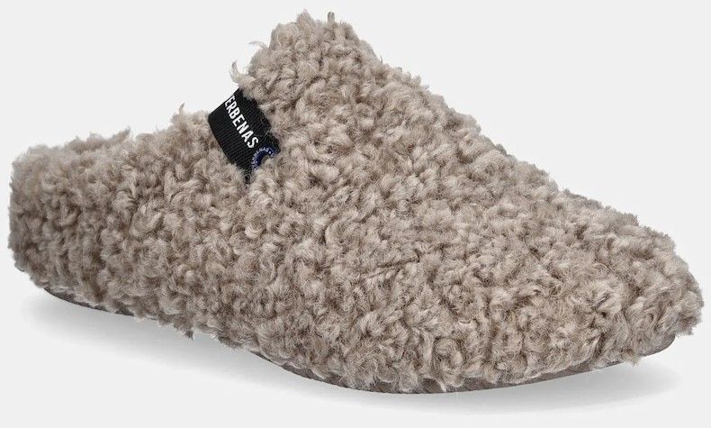 Papuče Verbenas YORK CURLY béžová farba, 5860500660